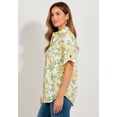 thumbnail image 4 of Roaman's Women's Plus Size French Check Shirt, 4 of 6