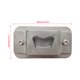 thumbnail image 3 of Riwesomey Abridor de botellas de cerveza, abridor de botellas de Metal, placa de matrícula trasera, accesorio duradero para puerta trasera Ventana automotriz, 3 of 6