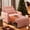 Pink, variant on Recliner Chair, Lofka Convertible Futon Sofa Bed with Adjustable Backrest, Couch for Living Room, Bedroom, Dark Gray