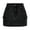 Black, variant on KAUOD Girls Denim Cargo Skirt Zipper High Waist Jean Skirts Teen Vintage Casual Slim Fit Denim Skirts Y2K Trendy Skirt