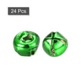 thumbnail image 3 of Jingle Bells, 5/16"(8mm) 24 Pack Small Bells for Crafts DIY Christmas, Green, 3 of 5