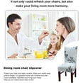 thumbnail image 2 of Chair Slipcover, AUCHEN Stretch Printed Patterns Dining Chair Covers Set of 2, Parsons Chair Protector Covers for Dining Room, Furniture Protector Covers for Restaurant Hotel Ceremony (Gray), 2 of 9