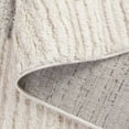 thumbnail image 5 of SAFAVIEH Seattle Elinor Abstract Shag Area Rug, Ivory/Grey, 5'3" x 7'6", 5 of 10