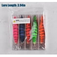 thumbnail image 4 of OROOTL Glow Squid Jigs Saltwater Fishing Lures 10pcs Shrimp Prawn Lures Luminous for Cuttlefish Octopus Fishing Lures Kit, 4 of 6