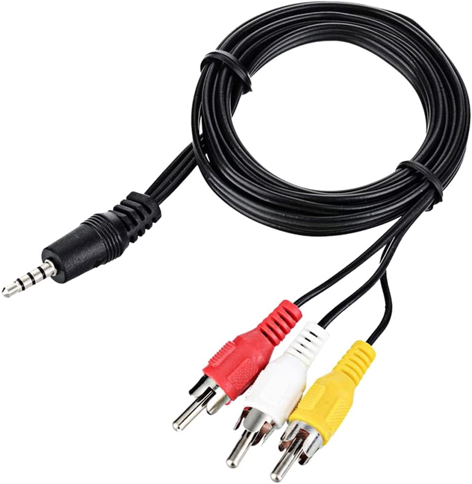 Video AV Cable 3.5mm Headphone Jack 