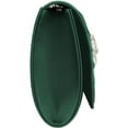 thumbnail image 5 of Evening Bags For Women Pleated Satin Rhinestone Brooch Prom Clutch Purse With Detachable Chain Strap, 5 of 5