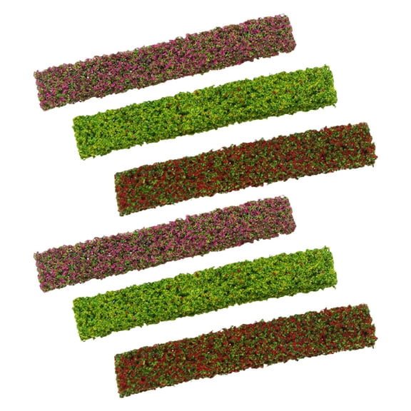 Zehuanyu 6 Pcs Diorama Garden Scenery Landscape Miniature Shrub .00X1.50X1.00CM