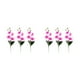 thumbnail image 1 of Ambiente vibrante de plástico Toystoory 3 piezas flores de orquídeas artificiales tridimensionales quad Blanco violeta 2Conjunto, 1 of 6