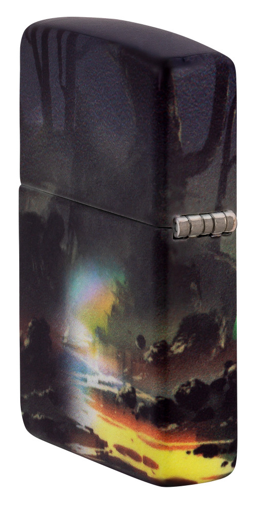 Zippo Moon Dream Design 540 Color Glow in the Dark Pocket Lighter