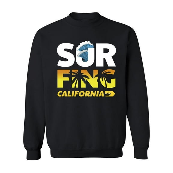 California Waves! Sweatshirt Men -Image by Shutterstock, Male x-Large