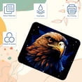 thumbnail image 3 of Eagle Desk Pad Mousepad, Square 8.3x9.8 Inch Non-Slip Rubber Bottom Printed Desk Mat, Suitable for Office and Gaming, 3 of 6