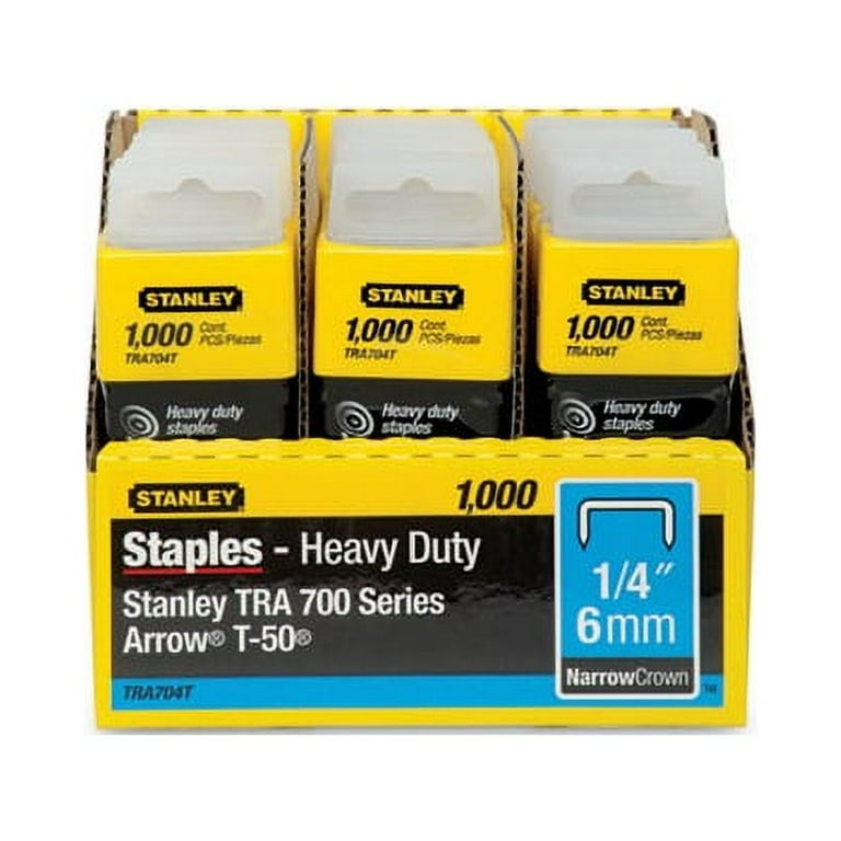 STANLEY Heavy Duty Staples (6mm,8mm,10mm,12mm,14mm)Type G 4,11,140 (1-TRA)  Cheap