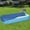 Blue, variant on Clearance Rectangular Pool Cover, 120 in x 72 in Inflatable Rectangle Swimming Pool Cover, Inflatable Pool Cover, Dustproof Square for Garden Outdoor Paddling Family Pools Protector (Only Cover)