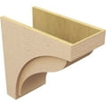 thumbnail image 5 of 11"W x 22"D x 22"H Classic Helena Rough Cedar Woodgrain TimberThane Corbel, Primed Tan, 5 of 6