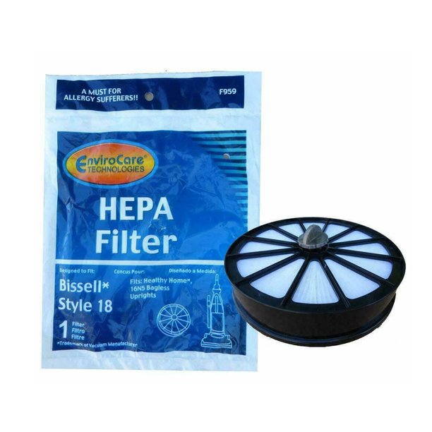 Bissell F959, 16N5 Healthy Home Vacuum Cleaner Hepa Exhaust Filter (1
