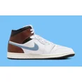 thumbnail image 4 of N I-K-E A i r-Jor-dan 1 Mid SE Shoes White Black Blue Gray FQ7831-142 Men's Sizes NEW, 4 of 6
