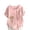 Pink#a, variant on Fmbrln Linen Shirts for Women Plus Size Summer Short Sleeve Crew Neck Button Cute Print Tops Casual Loose Lightweight Blouses