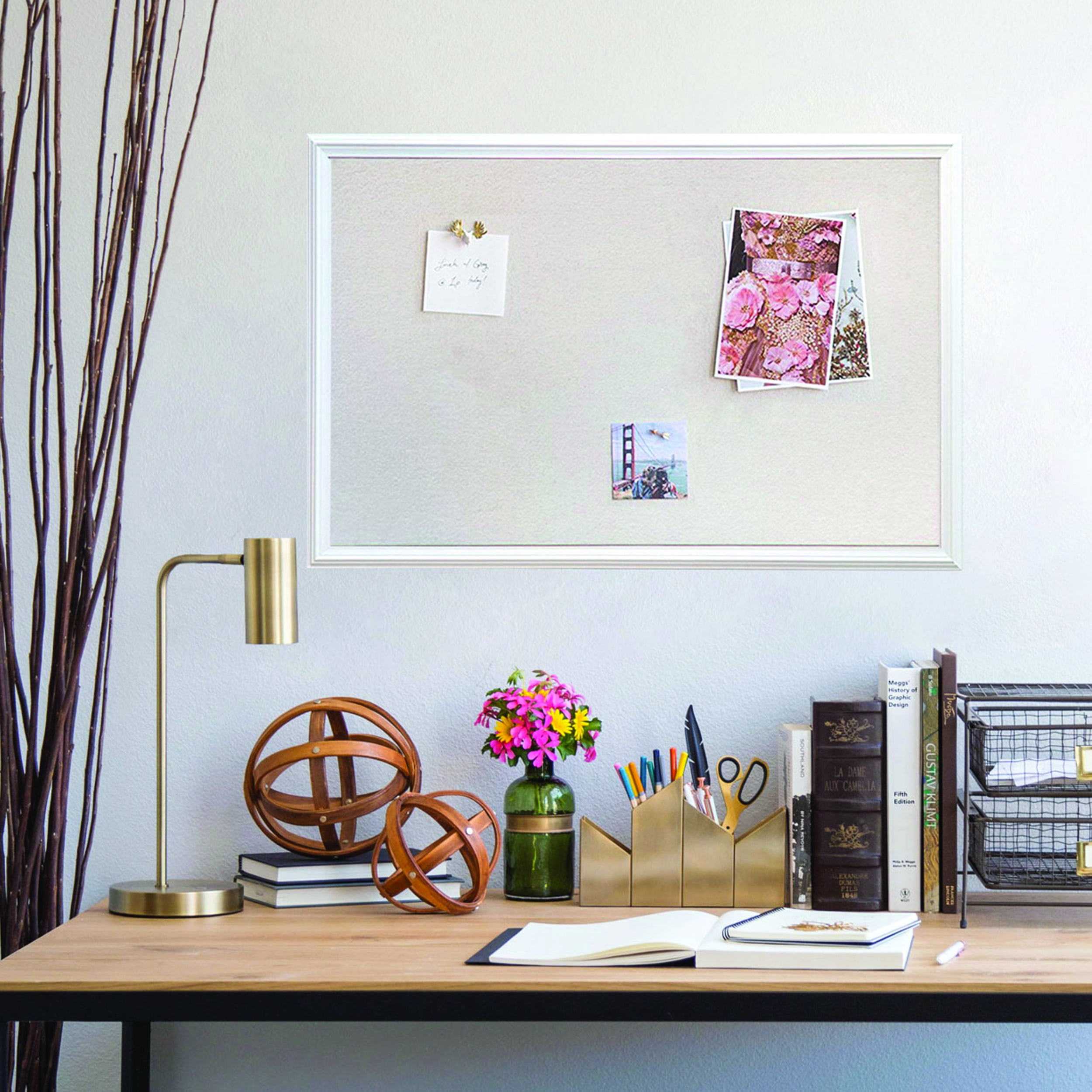 Otto Linen Board 600 X 900 Mm White Frame