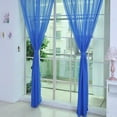 thumbnail image 2 of Kumdkd Sheer Curtain Panel - 94" Extra Long Voile Window Drapes (Light Filtering, Modern Door/Window Curtain, Washable), 2 of 5