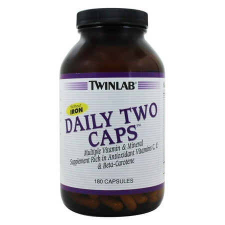 Twinlab - Daily Two Caps Without Iron - 180 Capsules