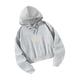 thumbnail image 1 of Sudadera recortada Ropa deportiva de manga larga Souvenir Sudaderas con capucha para mujer para XL, 1 of 8