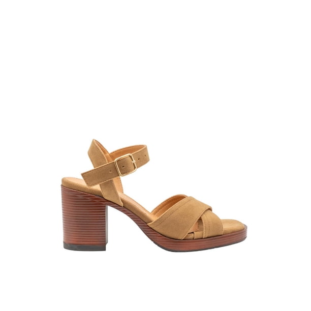Sandalias Mujer Kipon Casuales Tacon rosa 24
