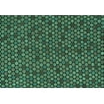 thumbnail image 1 of Ahgly Company Machine Washable Indoor Rectangle Abstract Turquoise Blue Modern Area Rugs, 2' x 3', 1 of 4