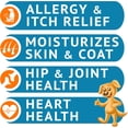 thumbnail image 3 of Omega 3 Alaskan Fish Oil Treats for Dogs (180 Ct) - Dry & Itchy Skin Relief + Allergy Support - Shiny Coats - EPA&DHA Fatty Acids - Natural Salmon Oil Chews Promotes Heart, Brain, Hip & Joint Support, 3 of 10