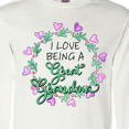 thumbnail image 4 of Inktastic I Love Being a Great Grandma- Circle of Hearts Long Sleeve T-Shirt, 4 of 5