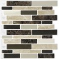 thumbnail image 1 of WOWSTAR 10-Sheet Peel and Stick Backsplash Tile for Kitchen Wall, Back Splash Stick On Tiles for Kitchen (12"x12", Tan), 1 of 7