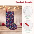 thumbnail image 4 of Lsque rainbow color mushroom Skull Pattern 18 Inch Christmas Stockings, Festive Holiday Stocking for Christmas Decorations Holiday Decor, 4 of 7