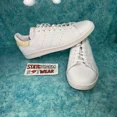thumbnail image 1 of Adi - das Stan Smith White Yellow Men’s Retro Leather Low Top Shoes Sneakers, 1 of 5