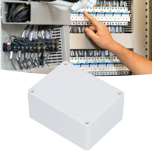 Electrical Box, Junction Box Plastic Tools Junction Box Plastic Outdoor Junction Box Power Wiring Instrument for Electronics