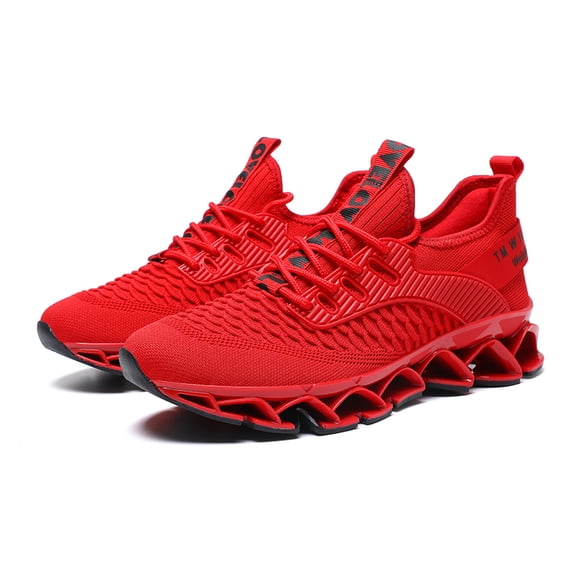 Men's Fashion Sneakers Breathable Mesh Running Shoes Non Slip Soft Sole Casual Athletic Walking Shoes