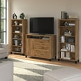 thumbnail image 4 of Bush Furniture Somerset Entertainment Center in Fresh Walnut, 4 of 6