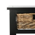 thumbnail image 6 of SAFAVIEH Christa Contemporary Console w/ Two Baskets, Distressed Black, 6 of 12