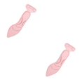 thumbnail image 3 of crativent High Heel Shoe Cushion Self Adhesive Insole Pad Grip Inserts Back Blisters pink 2Set, 3 of 6