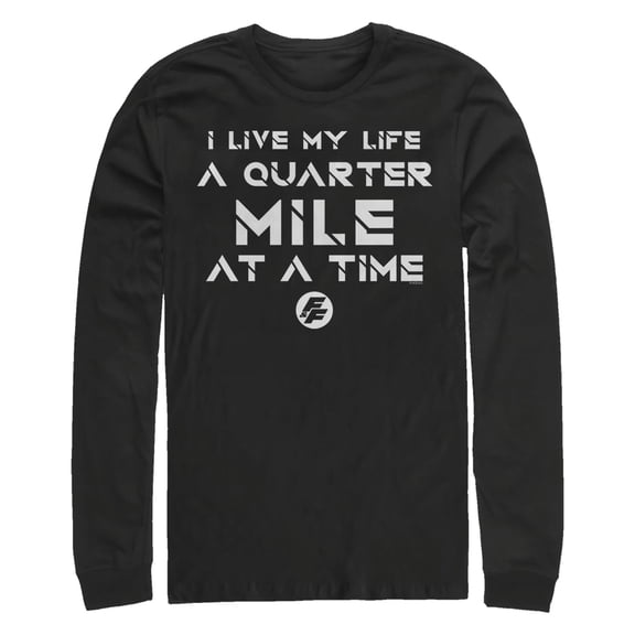 Men's Fast and Furious Live Quarter Mile Long Sleeve Shirt