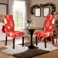 thumbnail image 6 of Qwtwty Christmas Ornaments Christmas Stretch Chair Cover Removable And Washable Dining Chair Cover Christmas Decoration Home Decoration Dining Chair Cover Suitable for Kitchen Hotel, 6 of 6