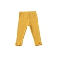 thumbnail image 3 of 2 PACK Baby Little Girls Breathable Colorful Ruffled Leggings, 3 of 4