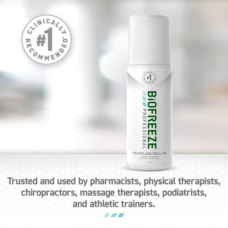 Biofreeze Professional Colorless Gel, 3 oz roll-on, each Biofreeze Professional Colorless Gel, 3 oz roll-on, each