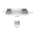 thumbnail image 2 of Excellante 22-Inch Stainless Steel Single Speed Rails, 2 of 4