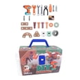 thumbnail image 4 of Box de juego de juego de herramientas para niños, herramientas eléctricas de construcción educativa con taladro eléctrico para niños de niños de 3+ Estilo B, 4 of 8