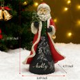 thumbnail image 6 of 12”H Santa Claus Christmas Figurine - Santa Statue Carrying A Holly Christmas Tree, Resin Santa Figurines for Christmas Decorations, Perfect for Nativity Tabletop Gifts or Xmas Figurines Home Decor, 6 of 8