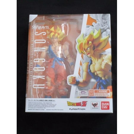 - Dragon Ball Z: SH Figuarts - Super Saiyan Son Goku Warrior Awakening Action Figure by Bandai Japan