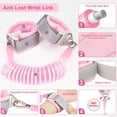 thumbnail image 4 of Correas de arnés para niños pequeños 3 en 1 + eslabón de muñeca antipérdida, arnés para niños Correa para niños para niñas, Correa antipérdida para niños Arnés lindo para bebés, 4 of 5