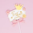 thumbnail image 1 of Cake Topper Mother's Day Flag Happy Birthday Crown Bow Flower For Mom Cupcake Toppers Baking Beauty Baby Shower Cake Decor DIYChina Gao Jinjia LED, 1 of 2