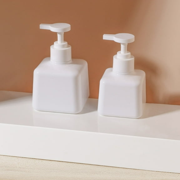 1 Pack Foaming Soap Dispenser 6.76oz Refillable Foam Liquid Hand Soap Empty Plastic Pump Bottle Container for Bathroom Vanities, Kitchen Sink, BPA-Free, White, Jade Bottle