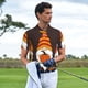 thumbnail image 3 of Balery Fall Gnomes Camisa Polo de Hombre con Estampado, de Manga Corta y Tejido Medio, Camisa Tipo Golf Polo-3X-Large, 3 of 6