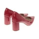 thumbnail image 5 of Zapatilla Auro color rojo estilo charol con tacón cuadrado 22.0 Dorothy Gaynor Zapatilla Auro color rojo estilo charol con tacón cuadrado 22.0, 5 of 6